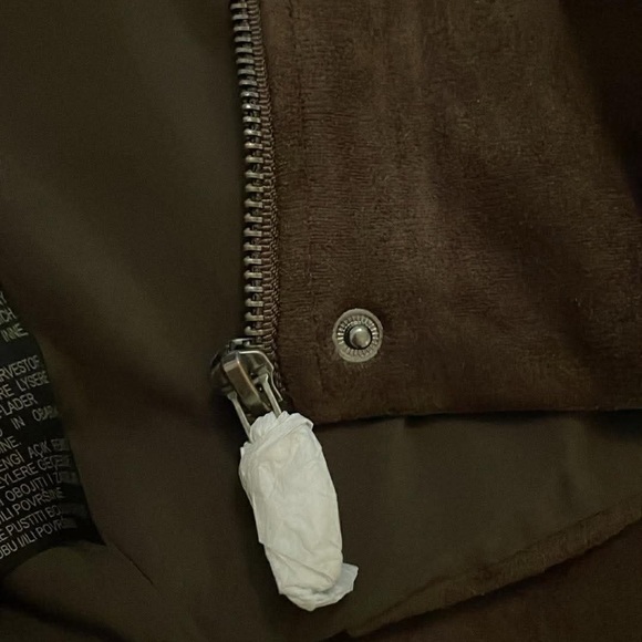 Viral Zara Brown Utility Jacket with Snap Pockets - Picture 3 of 3